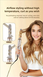 5-in-1 Handgriff Faltbarer Haartrockner Tragbarer Multifunktionaler Heimhaartrockner Negativ-Ionen-Haarpflege Lockenstab Persönliches Styling