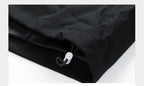 Windbreaker Herren Kapuzenjacke Reißverschluss Mantel Cargo Wasserdicht Schwarz Bomber Camping Loose Dünn Softshell Kapuzen-Wanderjacke