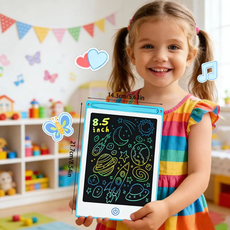 8.5/10/12 Zoll LCD Schreibtafel Zeichenbrett Doodle Kreidetafel Lernspielzeug für Kinder Geburtstagsgeschenk Reisespiel