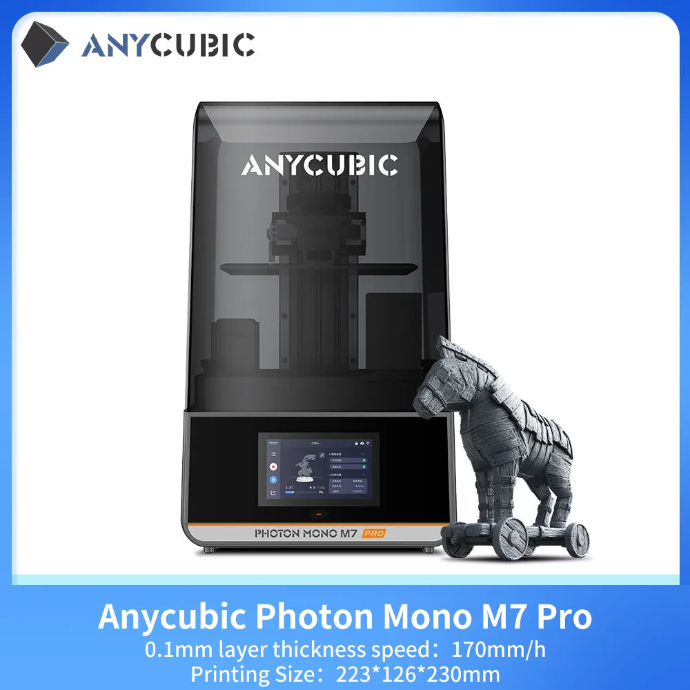 ANYCUBIC Photon Mono M7 Pro UV-Harz-3D-Drucker 10'' 14K LCD 3D-Drucker mit automatischer Harznachfüllung Hochgeschwindigkeitsdruck Hauptbild