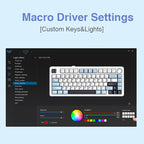 AULA F75 2.4G Kabellos/Bluetooth/Kabelgebunden Gaming Mechanische Tastatur RGB Angepasstes 75% Layout OEM Profil Gasket Struktur