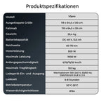 V5Pro Offroad E-Scooter 10 Zoll ABE zertifiziert 500W 48V12.5Ah Geländereifen Dual Federung E-Bremse Voltix APP Deutschland