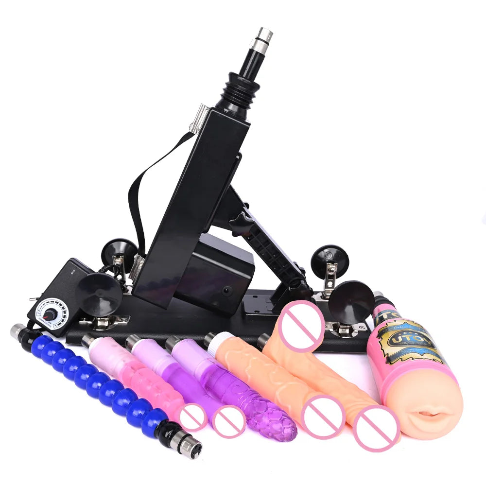 ROUGH BEAST Sexmaschine für Frauen und Männer mit Dildoaufsatz, automatische Masturbationsmaschine, 3XLR-Anschluss, Sexspielzeugprodukte