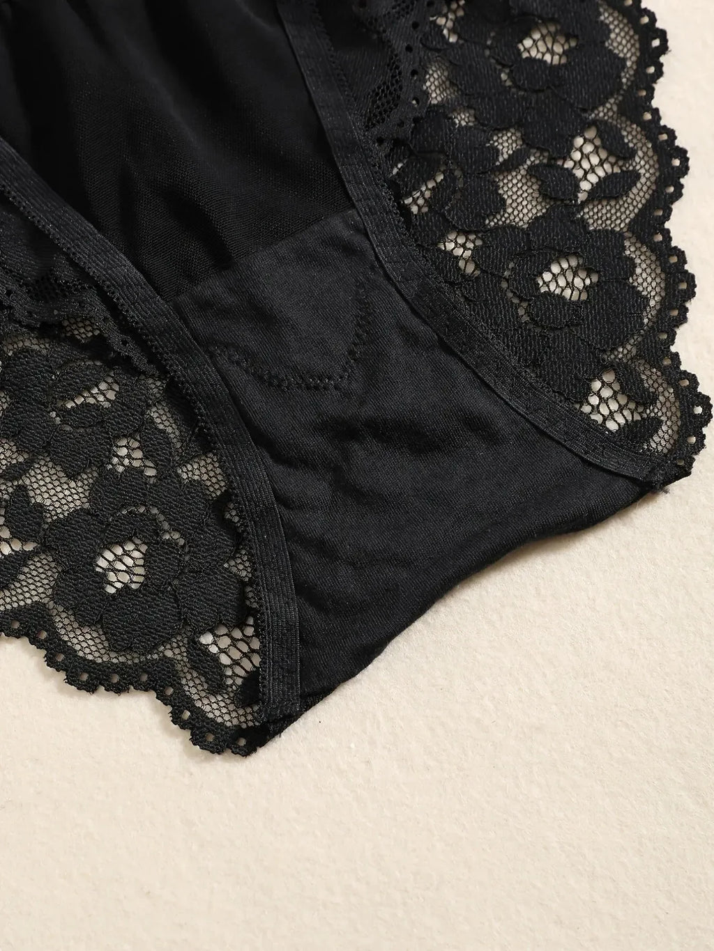 1 Set Elegantes Dessous-Set aus Spitze mit Stickerei und atmungsaktivem Stoff: Push-Up-BH, transparenter Schlüpfer mit tiefem Bund – das ultimative Valentinstagsgeschenk
