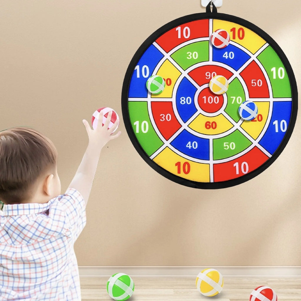 66cm/73cm Großes Kinder-Dartscheiben-Set, faltbare Dartscheibe, praktisch für drinnen und draußen. Neujahrsgeschenk