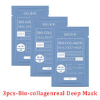 1/3/5/10pcs Bio-Collagen Real Deep Mask Soluble Collagen Sheet Mask Hydrolyzed Collagen Moisturizing Face Mask Skin Care Product