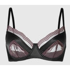 Sexy französisches Satin-Spitzen-Dessous-Set für Damen mit großer Oberweite, transparenter, schmaler Brustbereich, ultra-dünnes Sommer-BH-Set mit kleinen Cups, S-XL