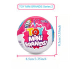 Zuru 5 Surprise Mini Brands Spielzeug Toy Mini Brands Serie 2 Überraschungskapsel Spielzeugladen Einkaufsspielzeug Mini Brands Sammelspielzeug