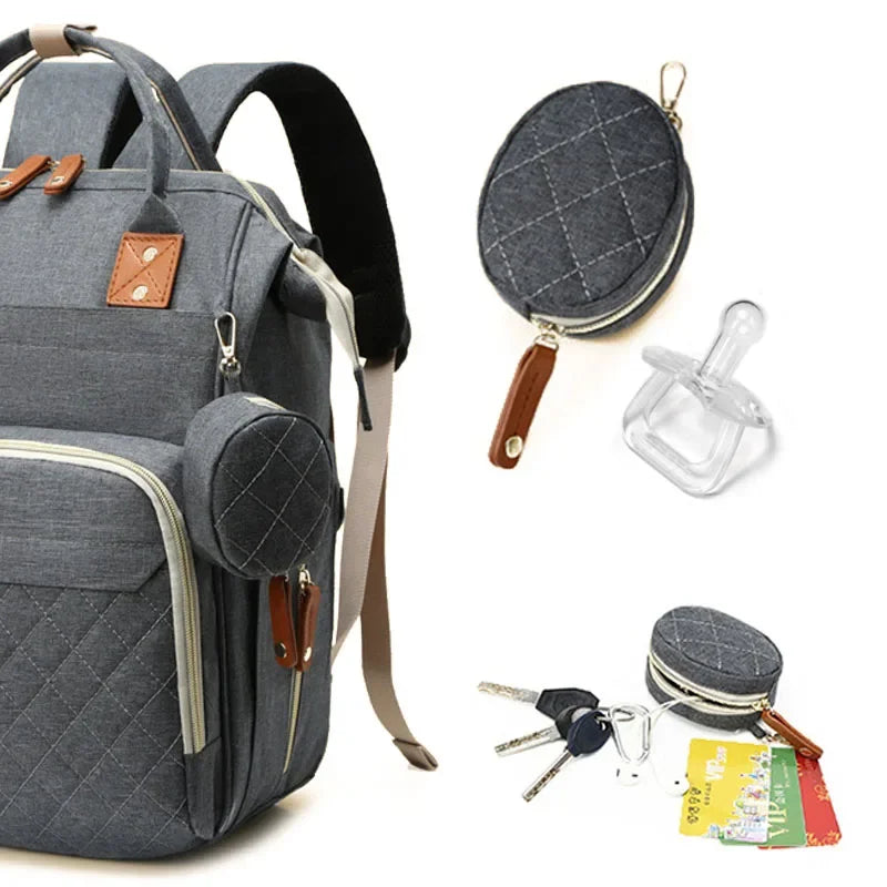 USB Mummy-Bag Windeltasche Babypflege Große Kapazität Mama Rucksack Mummy Mutterschaft Nasstaschen Wasserdichte Baby Schwanger Wickelrucksack