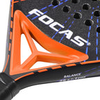 FOCAS 2026 Padel 24K Carbonfaser-Platte Tennisschläger Oberflächenbehandlung