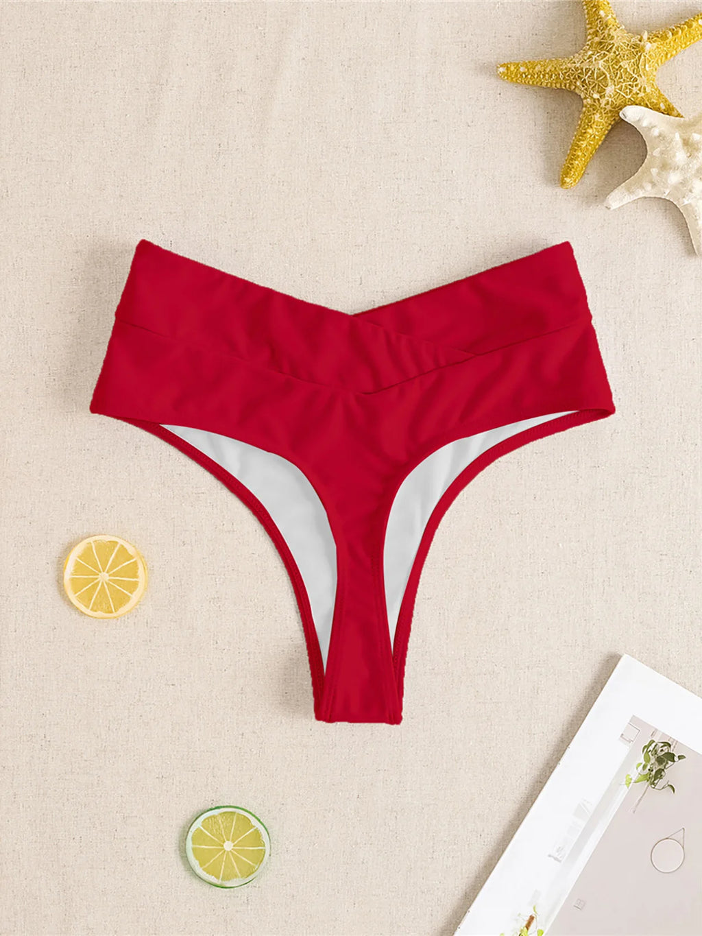S - XL High Waist High Leg Cut Bikinihose Damen Bademode Weibliche Bademode Brasilianische Tanga Höschen Unterwäsche K7095