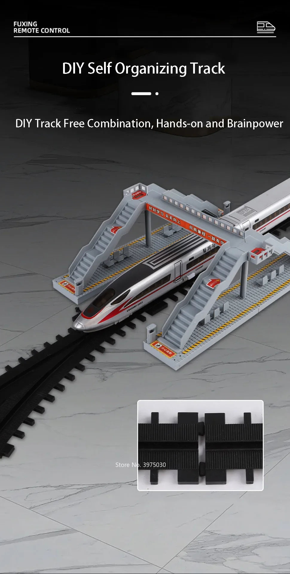 1:60 Maßstab FuXing Hochgeschwindigkeitszug Spielzeugauto Modell Sound Licht Fernbedienung Elektrische Simulation Zugmodelle Ornamente Geschenke