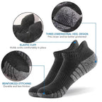 3 Paar professionelle Lauf-Sport-Fitness-Knöchelsocken Herren Handtuchsocken Outdoor-Sport Kurze Socken Herren und Damen Socken GIFRS