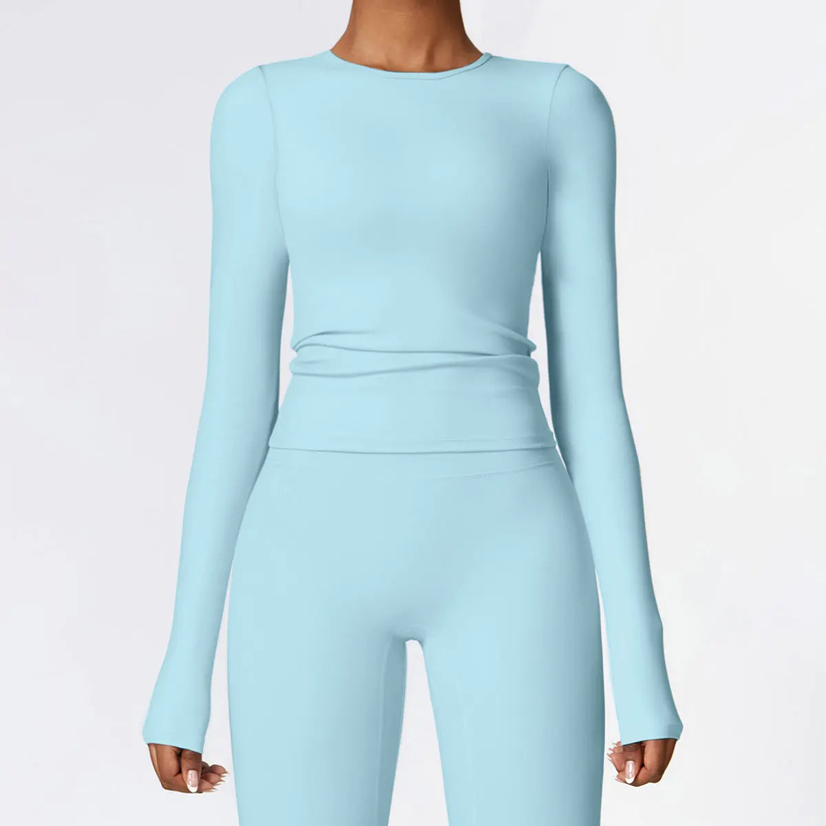 NCLAGEN Yoga-Shirts für Damen, Langarm, Winter, Fitness, Laufen, Gym-Kleidung, Workout, Dry Fit, atmungsaktiv, hochelastisches Sport-Oberteil