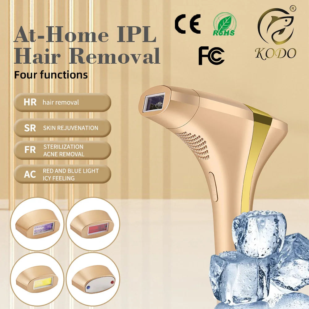 KODO 2026 High-End Personalisierung Eis Laser Haarentfernung Laser Epilierer Permanent IPL Schmerzloser Fotoepilierer 4 in 1 für Gesicht und Körper Hauptbild
