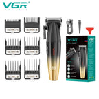 VGR Haarschneidemaschine Professionelle Haarschneidemaschine Gesichtsrasierer Friseurschere Barttrimmer Metalltrimmer für Herren V-003 V-906 V-308