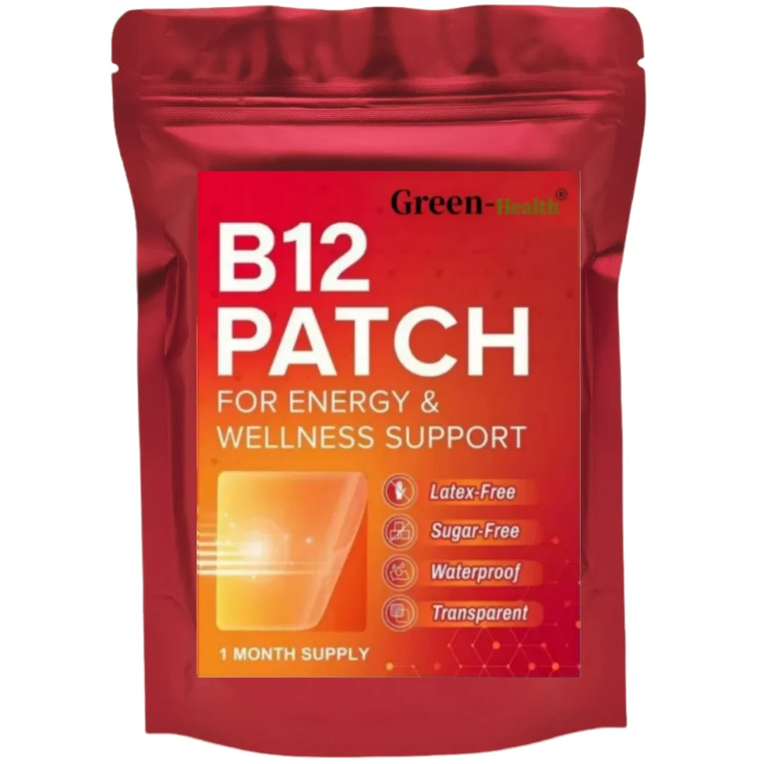 Tägliches B12 Pflaster Transdermal Selbstklebende Natürliche Mischung 30 Stück für 1 Monat Vitamin B12 Pflaster Hauptbild