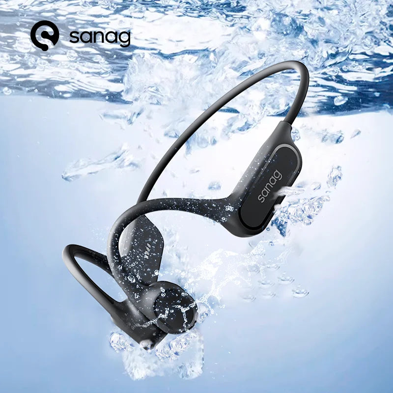 Sanag B33S Knochenschall Bluetooth Kopfhörer Open Ear IPX8 Schwimmkopfhörer Wahl 32GB Speicher Kabelloses Headset MP3 Ohrhörer Hauptbild