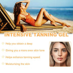 Bräunungsgel Intensiver Selbstbräuner Gesicht Körper Natürlicher Bronzer Weizen Feuchtigkeitsspendend Hydratisierend Sommer Sonnenbank Selbstbräunungsgel