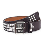 Fashion New Square Bead Rivet Belt Metal Pyramid Belt Men and Women Punk Hardware Jeans Belt Y2K Belt Designer Belt Women's Belt