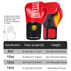 8/10/12/14oz Boxhandschuhe für Erwachsene Herren Sanda Kampf Sandsack Training Damen dick atmungsaktiv Muay Thai Kampf