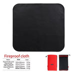 Neue Outdoor-Camping feuerfeste Matte Picknick Barbecue Isolationsmatte flammhemmend Hochtemperatur-Feuerdecke Fiberglasmatte