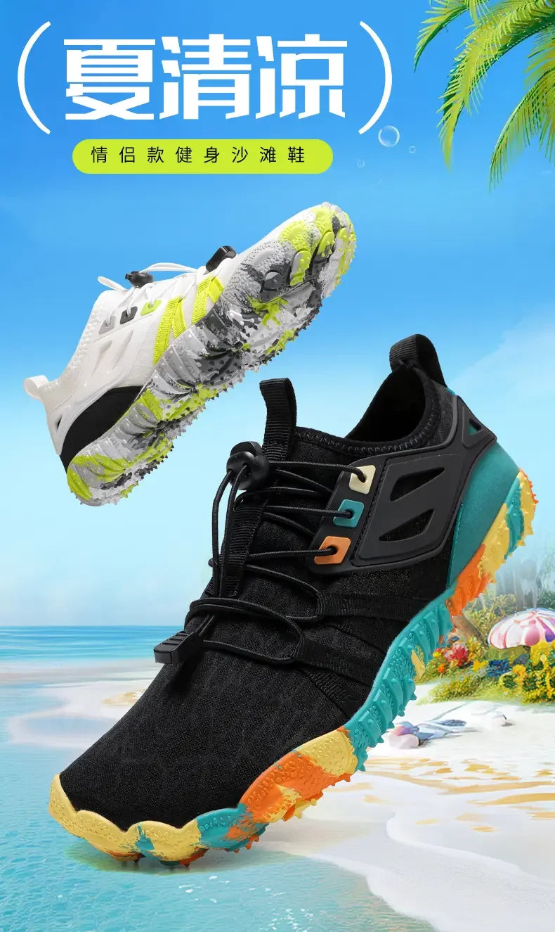 Men's Summer Water Wading Hiking Shoes 2025 Outdoor Women's Sports Shoes Breathable Fast Drying Anti Slip Hiking Beach Barefoot