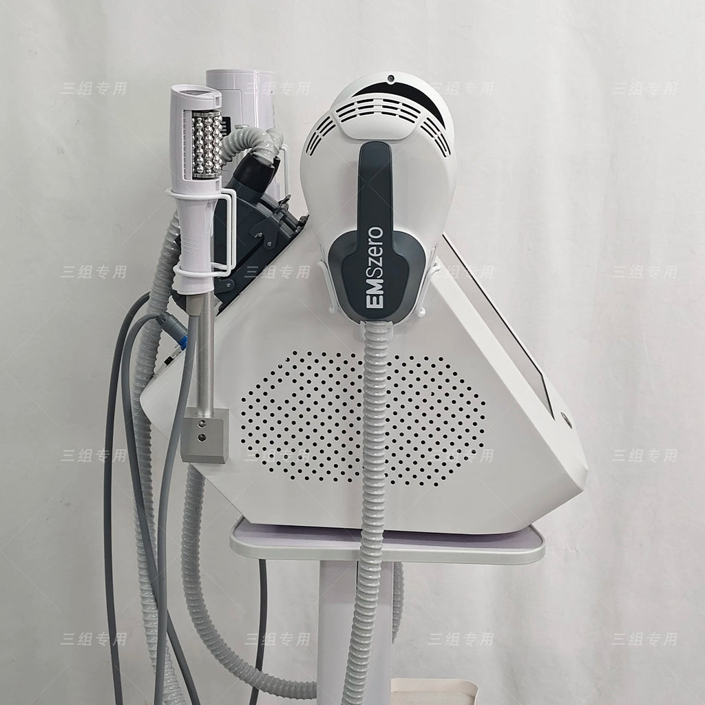 Neues Myoslim Desktop RF Körperformungsgerät Pro Rollenmassage Magnetische Schlankheits-EMS Fettreduzierung Gewichtsverlust Weißes Gerät