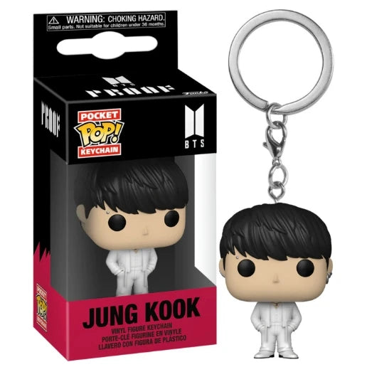 Funko POP Schlüsselanhänger Spielzeug Herren Team Cartoon V JUNG KOOK JIMIN Jin V J-HOPE Pocket Pop Schlüsselanhänger Vinyl Action Figur Sammlung Spielzeug