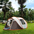 5-8 Personen Schnellaufbau-Wurfzelt wasserdichtes Campingbootzelt Outdoor-Zelt vollautomatisch Pop-Up