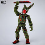9L3D Gedruckte FNAF Freddy Fazbear's Pizza Springtrap Spielzeug Actionfiguren Anime Modell Lucky13 Dummy13 Titan13 Ornamente Geschenke