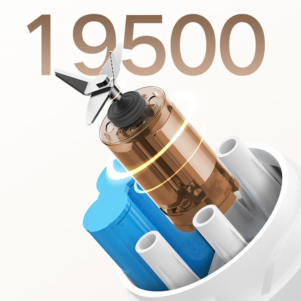 MIJIA Tragbarer Mixer 2,40S Schnelles Entsaften,19500 U/min,300ML Fassungsvermögen Mixer Entsafter Maschine,PCTG Becherkörper Mixer