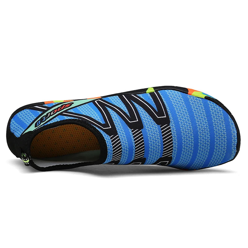 Aqua Schuhe Schnelltrocknende Strandschuhe Wasserschuhe Unisex Schwimm-Aqua-Slipper Barfuß-Surf-Fluss-Turnschuhe Leichte Strand-Sommer-Schuhe
