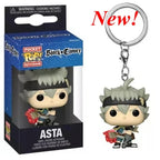 NEUESTE Ankunft FUNKO mit Box Schlüsselanhänger Black Clover Asta Noelle Yami Vinyl Actionfigur Schlüsselanhänger Sammlerstück Modell Spielzeug