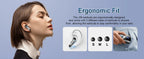 Kabellose Kopfhörer, Bluetooth 5.3 Stereo-Ohrhörer In-Ear mit 4 ENC Mikrofon für klare Anrufe, Geräuschunterdrückende Ohrstöpsel, 48 Stunden Akkulaufzeit.