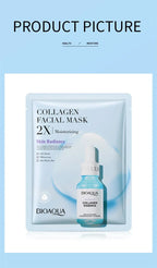 20 Stück/5 Stück Centella Kollagen Gesichtsmaske VC Feuchtigkeitsspendende Erfrischende Tuchmasken Hyaluronsäure Gesichtsmaske Hautpflegeprodukte