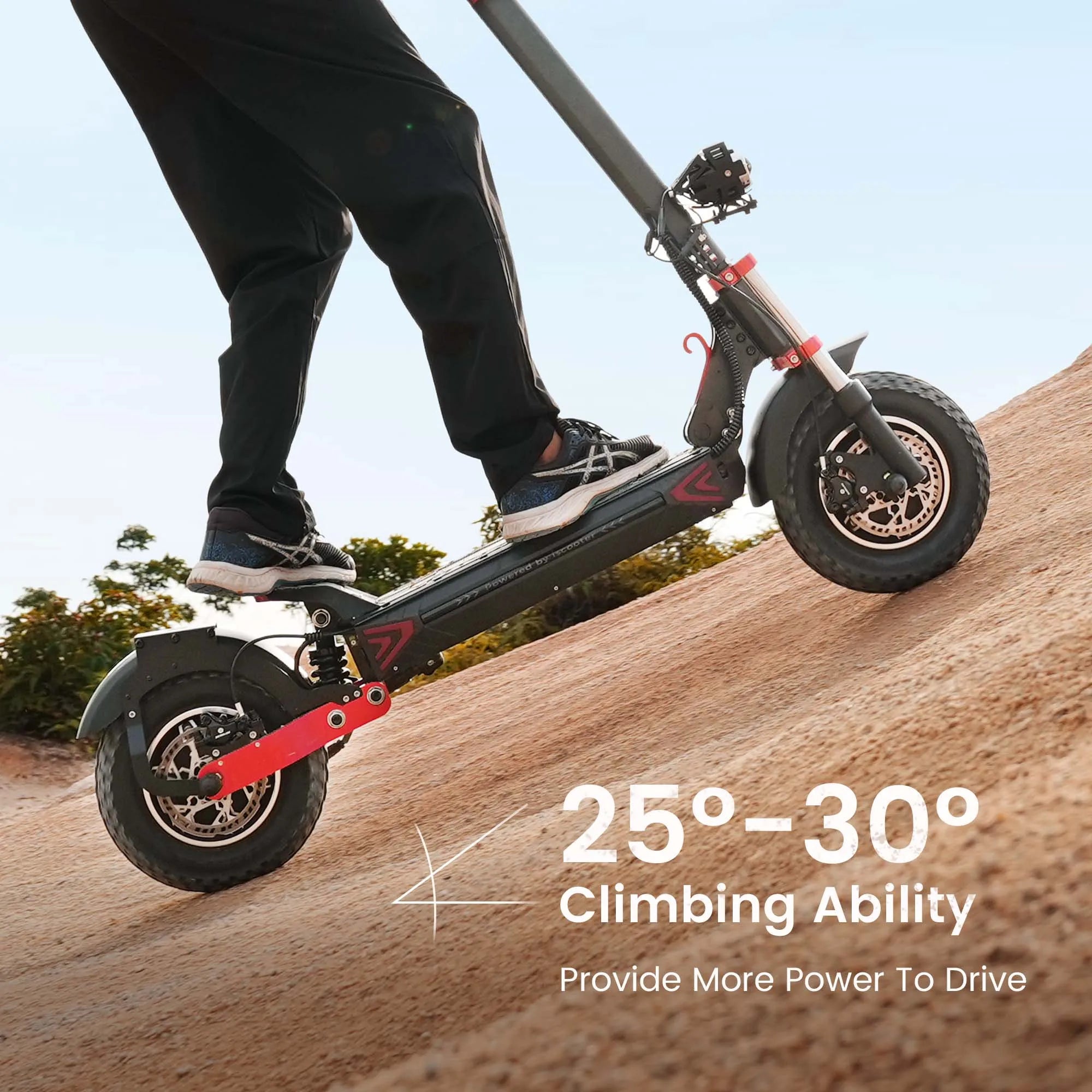 iScooter iX8 Erwachsenen Elektroroller 2400W Motor 48V20Ah Akku 12 Zoll Offroad-Luftreifen Faltbarer E-Scooter