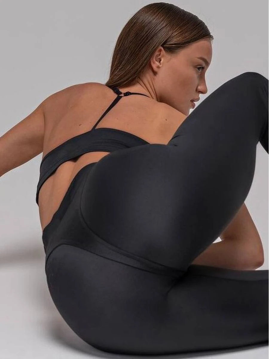 High-Waist Scrunch Butt Yoga Leggings 2024 – dicke Lifting Workout Tights, sexy schwarze Plus Size Yoga Hose für Damen