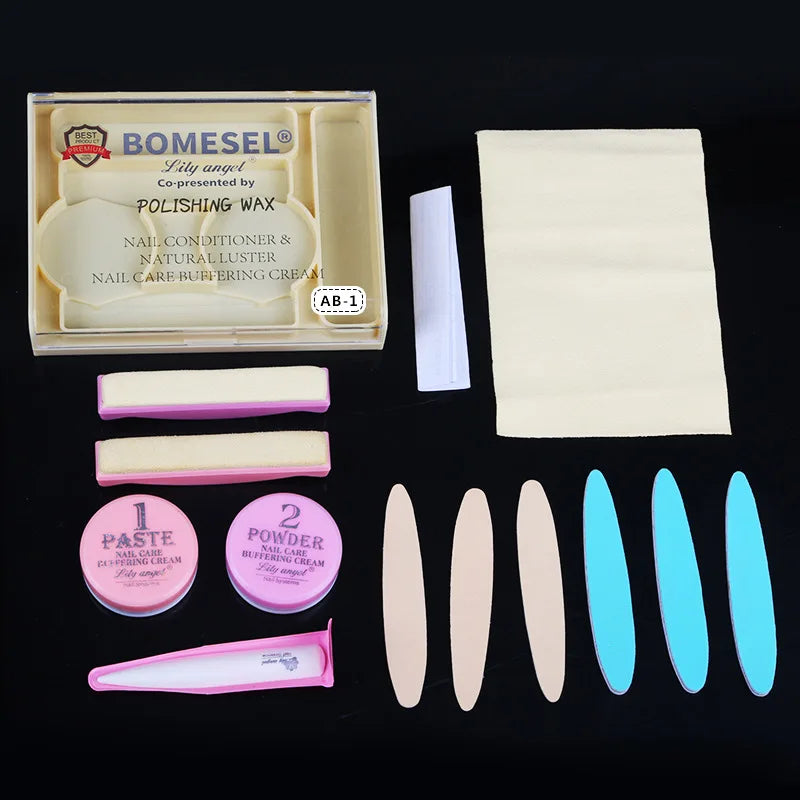 Make-up-Set Nagelpufferblock Feilen Maniküre Puffer für Nagelpflege Werkzeuge Hochwertige Nagelpflege Puffercreme Maniküre-Set