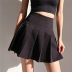 Amerikanischer Schulstil Y2K Sommer Kurzer Faltenrock Für Damen 2024 Hohe Taille Sexy Hotsweet Minirock Weiblich