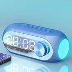 Radiowecker FM Bluetooth Lautsprecher Tragbarer Subwoofer Caixa De Som Sound Box Musik Drahtlose Mini Tieftöner Bocina Lampensäule