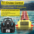 Modernes GPS-Futterboot mit 3 Köderbehältern, 12000mAh kabelloses Futterboot mit automatischer Rückkehrfunktion, verschiedene Stile