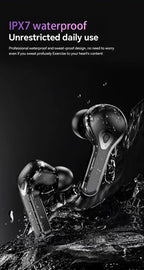 Übersetzung Kopfhörer mit Touchscreen Kabellos Bluetooth 5.4 Smart Earphone HiFi Audio Hohe Qualität Transparente Hülle Headset