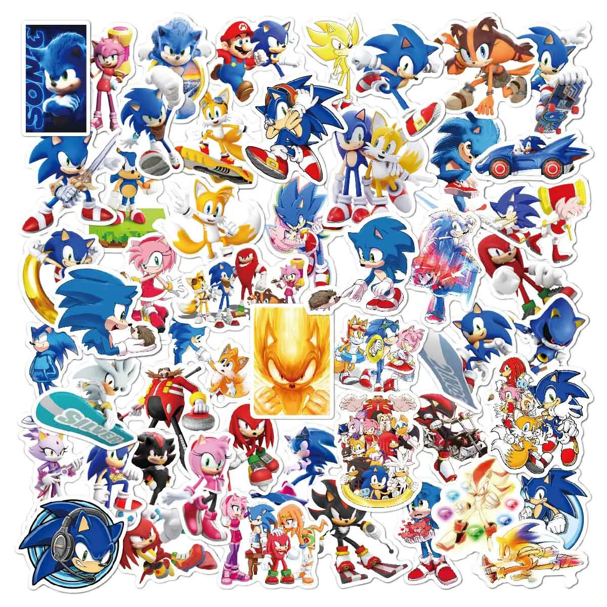 Sonic Geburtstagsparty Dekoration Spiel Igel Ballons Actionfigur Party Pappteller Handtuch Becher Tischdecke Spielzeug Kindergeschenke