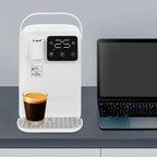 3L Weißer Instant-Heißwasserspender mit LED-Anzeige 19*24*29,5cm Schnelle Heizung Wasserspender Büro Desktop Wasserspender