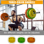 Adjustable Barbell Weight Set, 40lb /20kg Adjustable Free Weights for Home and Gym Workout Strength Training