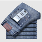 Wthinlee Neue Business Herren Jeans Casual Straight Stretch Fashion Klassische Blau Schwarze Arbeitshose Denim Hose Männer Kleidung