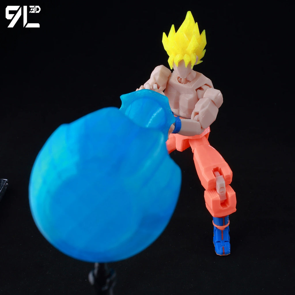 9L3D Gedruckte Dragon Ball Son Goku Vegeta Beerus Frieza Anime Lucky13 Dummy13 Titan13 Actionfiguren Mehrgelenkige Bewegliche Spielzeuge