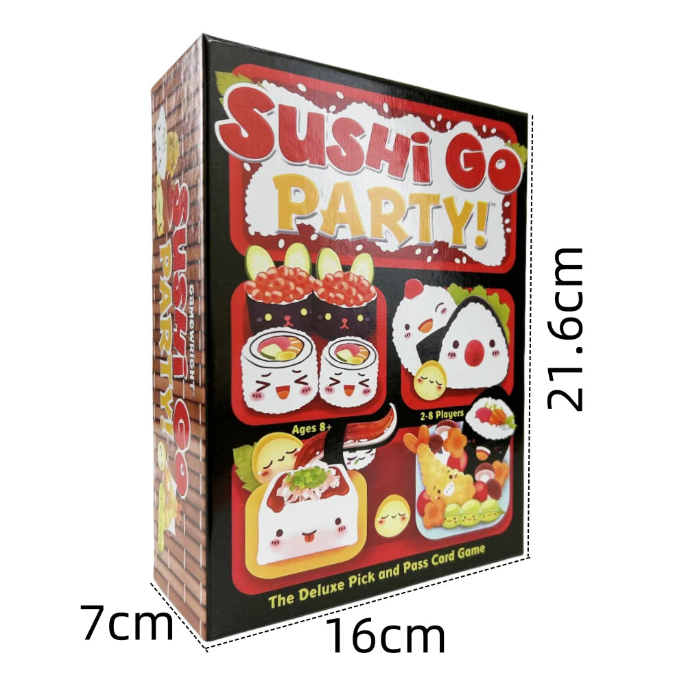 Sushi Go Party Familienspiel Kartenspiel,Lustiges Kartenspiel,Party-Deck