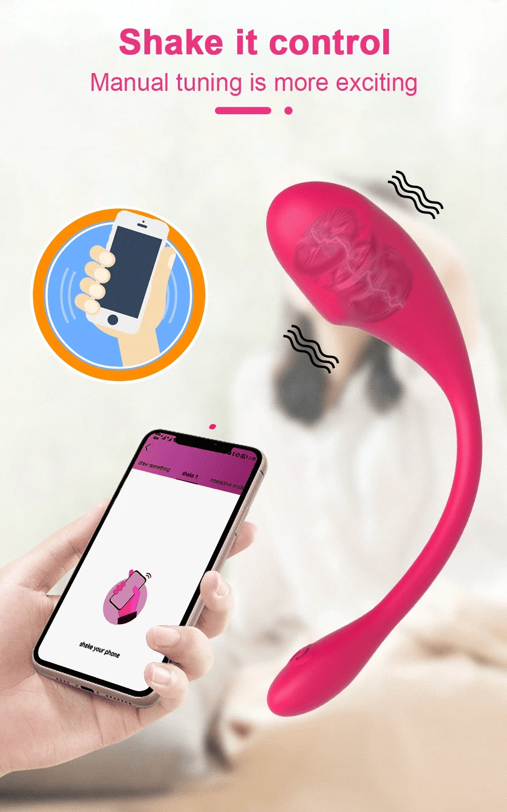 Kabelloser Bluetooth G-Punkt Vibrator für Frauen APP Fernbedienung Tragbares vibrierendes Ei G-Punkt Klitorisstimulator Sexspielzeug für Erwachsene